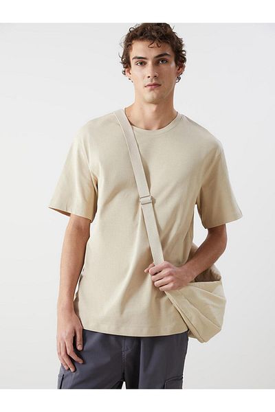 LC Waikiki Ανδρικό T-Shirt XSIDE Crew Neck χτενισμένο βαμβακερό
