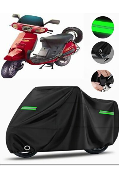 MotoEN Honda Kinetic Dx Compatible Motorcycle Tarpaulin Premium (Lock Compati...
