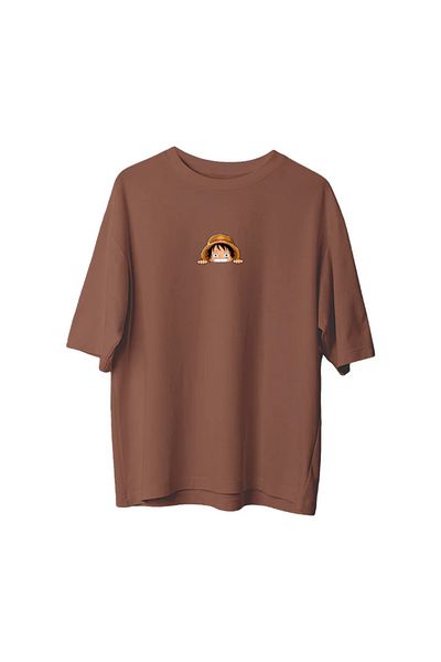 npLStore Унисекс тениска с щампа на аниме герой, голям размер, 100% памучен размер