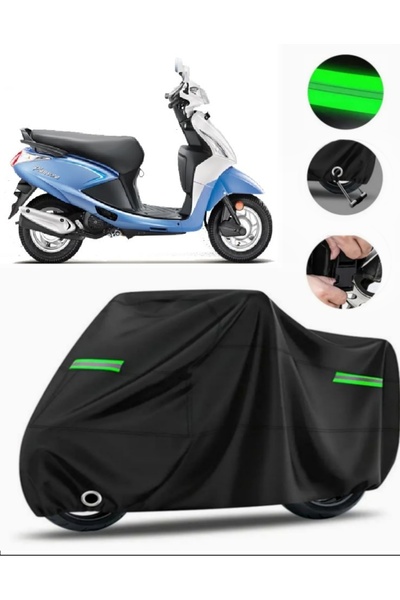 MotoEN غطاء دراجة نارية متوافق مع Hero Pleasure Premium (متوافق مع القفل) - أ...