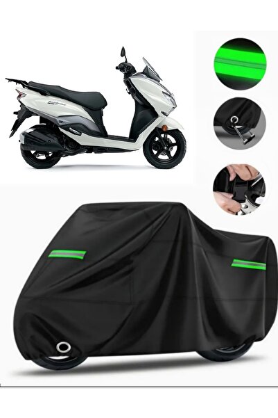 MotoEN سوزوكي بورجمان ستريت 125EX متوافق مع القماش المشمع للدراجات النارية (م...