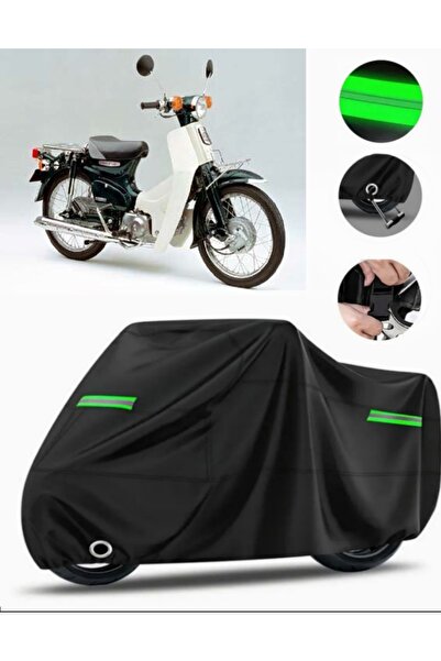 MotoEN Honda C90 Super Cub Compatible Motorcycle Tarpaulin Premium (Lock Comp...