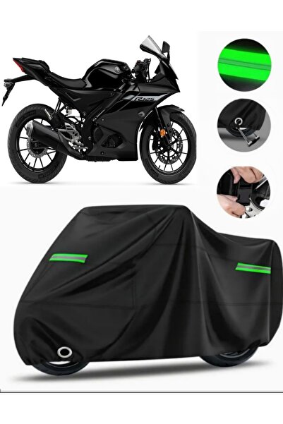MotoEN Yamaha Yzf R125 Compatible Motorcycle Tarpaulin Premium (Lock Compatib...