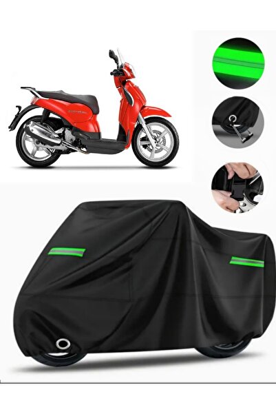 MotoEN Aprilia Scarabeo 200 Compatible Motorcycle Tarpaulin Premium (Lock Com...