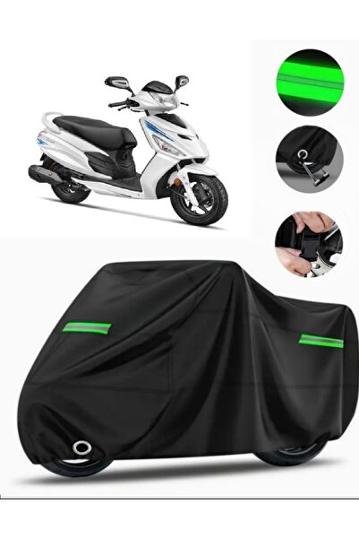 MotoEN غطاء دراجة نارية متوافق مع Hero Dash VX 110 Premium (متوافق مع القفل) ...