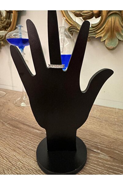 misstakıjewerly حلقة باجيت قابلة للتعديل مع إطار فولاذي فضي اللون