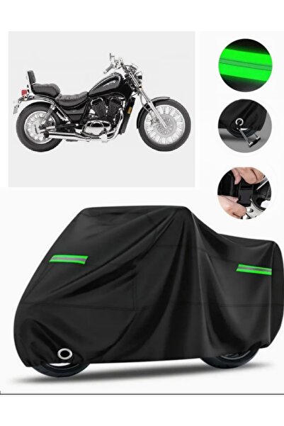 MotoEN سوزوكي VL 600 Intruder متوافق مع القماش المشمع للدراجات النارية Premiu...
