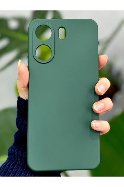 Go Aksesuar حافظة سيليكون مرنة متوافقة مع هاتف Redmi 13C