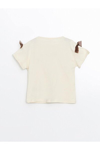 LC Waikiki LCW Kids  Baskılı Kız Çocuk Tişört ve Tütülü Etek 2'li