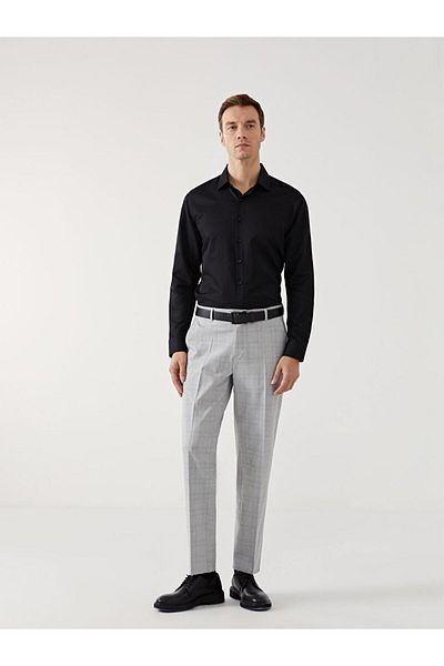 LC Waikiki Ανδρικό πουκάμισο LCWAIKIKI Formal Slim Fit μακρυμάνικο Gabardine