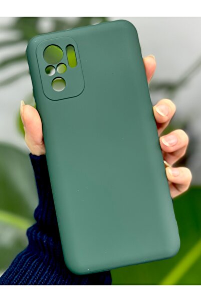 Go Aksesuar Redmi Note 10 ve Note 10s Uyumlu İçi Kadife Lansman Esnek Silikon...