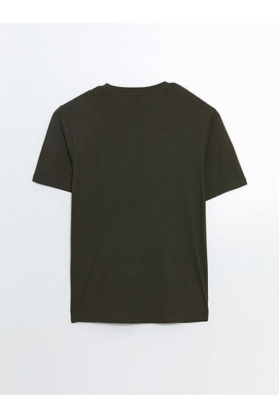 LC Waikiki Ανδρικό μπλουζάκι XSIDE Crew Neck με στάμπα χτενισμένο βαμβακερό