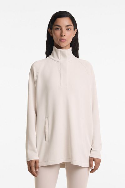 Oysho High-neck Soft Touch sweatshirt with modal