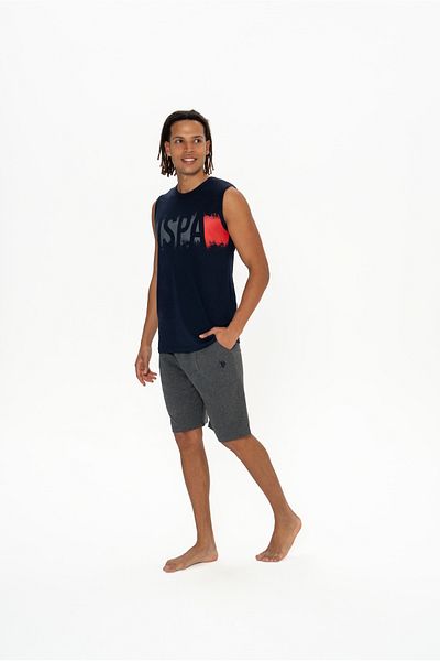 U.S. Polo Assn. Γνήσιο Σετ Σορτς Ανδρικό Σορτς Στρογγυλό Λαιμό New Season με άδεια χρήσης