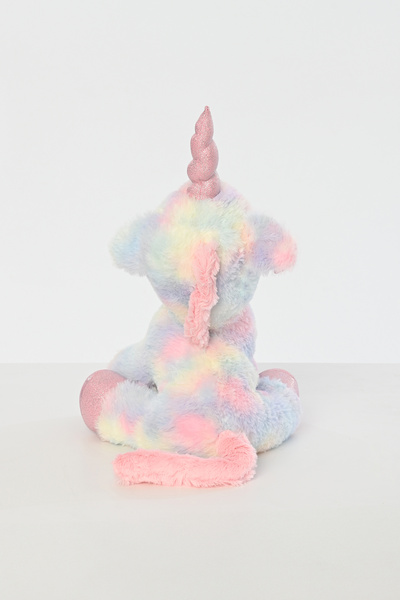 Pufu Toys Peluş Rengarenk Unicorn Oyun Ve Uyku Arkadaşı Yastık 40 CM