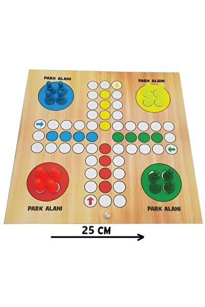 EXİN Ahşap Kızma Birader Kutu Oyunu 3 Mm