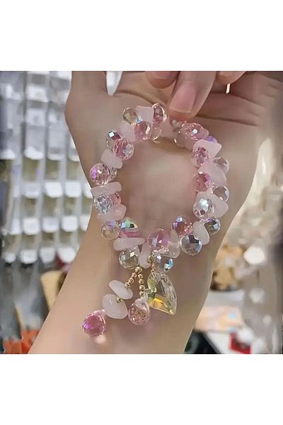 Minnoş Dükkan Shiny Crystal Stone Bracelet