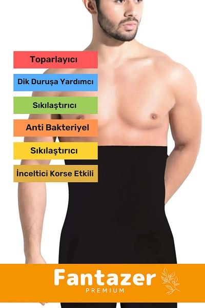 Fantazer Special Production Belly Straightening Lifting Firming Waist Slimming Men's Double Boxer Corset