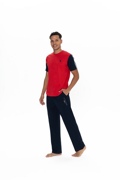 U.S. Polo Assn. Original Licensed New Season Men's Round Neck Pajama Suit
