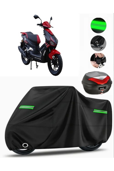 MotoEN حقيبة ظهر Apachi XRS متوافقة مع القماش المشمع للدراجات النارية (متوافق...