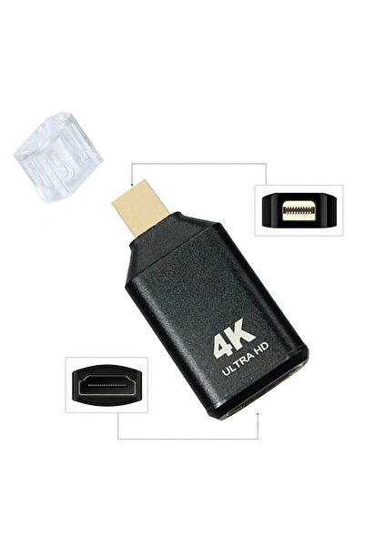 Zilevo Mini Displayport Thunderbolt To 4k Hdmi Aktif Dönüştürücü Macbook Air Pro Mac Mini Imac