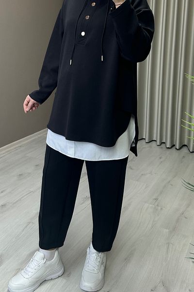 MY CİTY YASEMEN Hijab Clothing Savior Poplin υφασμάτινο πουκάμισο φούστα εσωτερικά