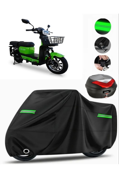 MotoEN Motolux Pitton 50 Rear Bag Compatible Motorcycle Tarpaulin Premium (Lo...