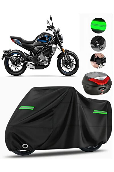 MotoEN Cf moto 250cl-x rear bag compatible motorcycle tarpaulin premium (lock...