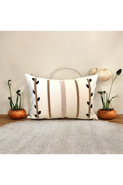 HD HOME COLLECTİON Husă de pernă cu design boem Dal Series 35*50 cm (PANÇ)