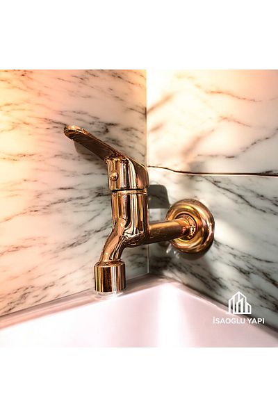 İSAOĞLU YAPI Copper Faucet Bronze Wc Faucet Open Close System Brass Material