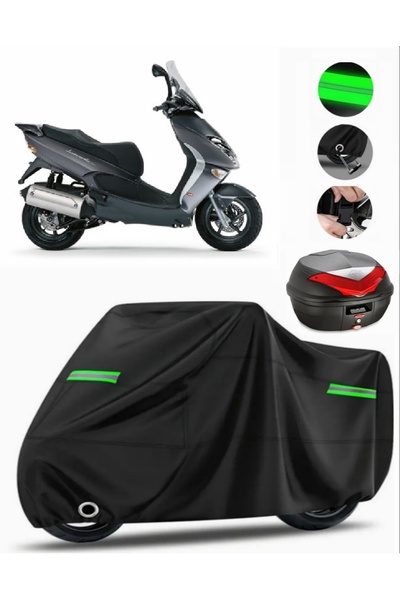 MotoEN حقيبة Aprilia Leonardo 250 الخلفية المتوافقة مع القماش المشمع للدراجات...