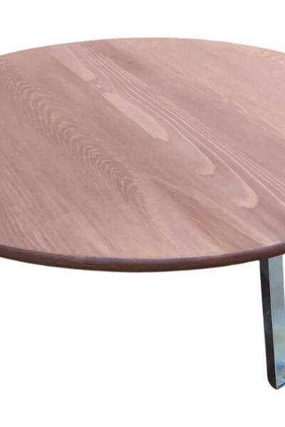 ElaWoodWorking Masif Ağaç Orta Boy Katlanabilir Ayaklı Yer Sofrası, Hamur Açma Masası