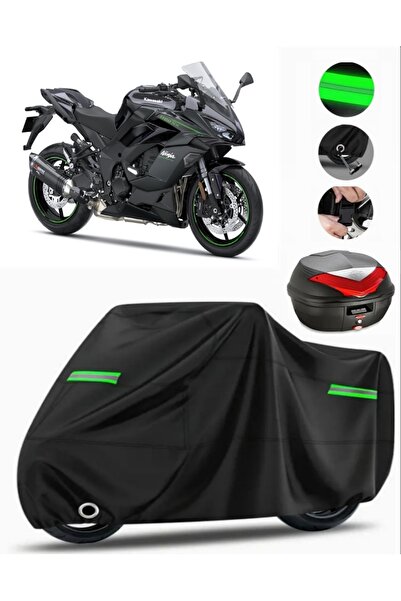 MotoEN Kawasaki Ninja 1000 Sx Rear Case Compatible Motorcycle Tarpaulin Premi...