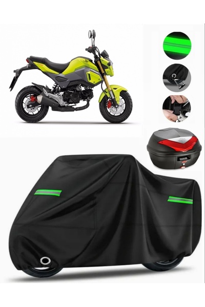 MotoEN هوندا MSX 125 حقيبة خلفية متوافقة مع القماش المشمع للدراجات النارية (م...