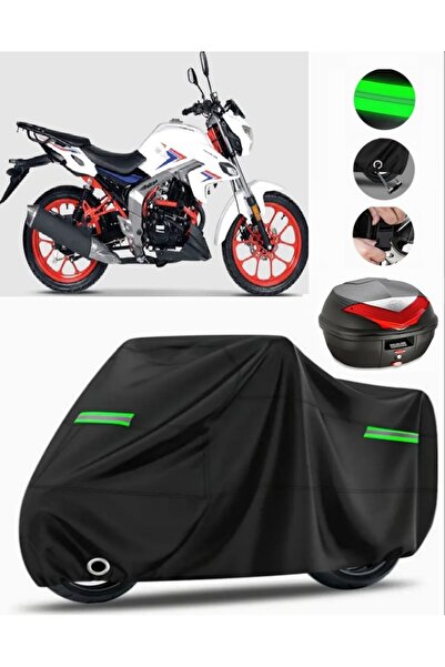 MotoEN حقيبة Falcon Shark 188 الخلفية المتوافقة مع القماش المشمع للدراجات الن...