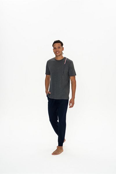 U.S. Polo Assn. Γνήσιο ανδρικό κοστούμι πιτζάμες με στρογγυλή λαιμόκοψη με άδεια νέας σεζόν