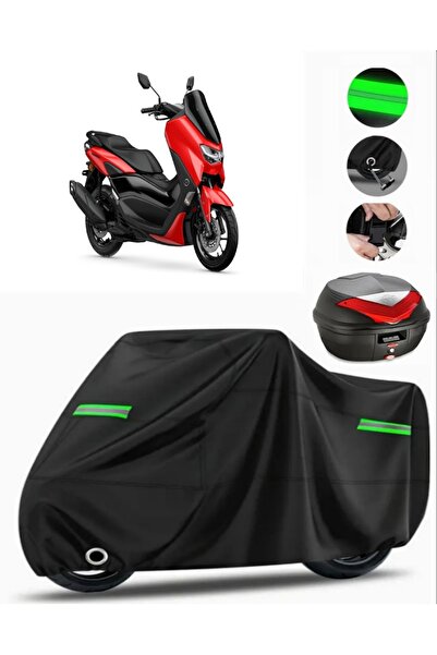 MotoEN Yamaha Nmax 125 Rear Bag Compatible Motorcycle Tarpaulin Premium (Lock...