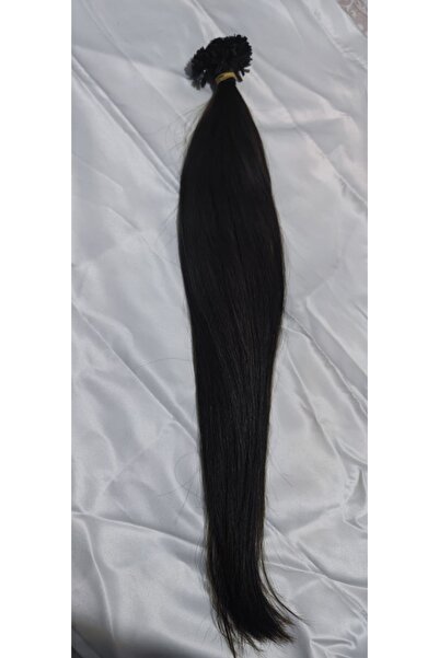 Bitekstil Kadın gerçek insan saçı doğal 70 cm 200 adet 120 gr Mikro Kaynak sa...