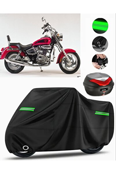 MotoEN Kanuni Caracal 200 حقيبة خلفية متوافقة مع القماش المشمع للدراجات النار...