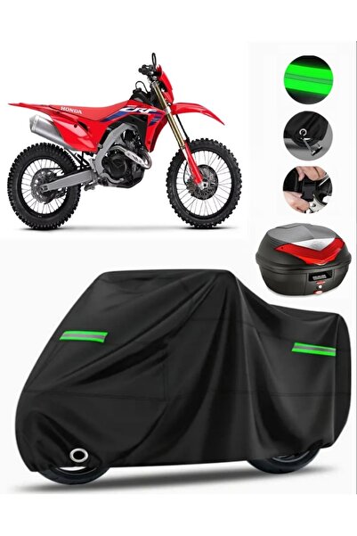 MotoEN Honda Crf 450 X Rear Bag Compatible Motorcycle Tarpaulin Premium (Lock...