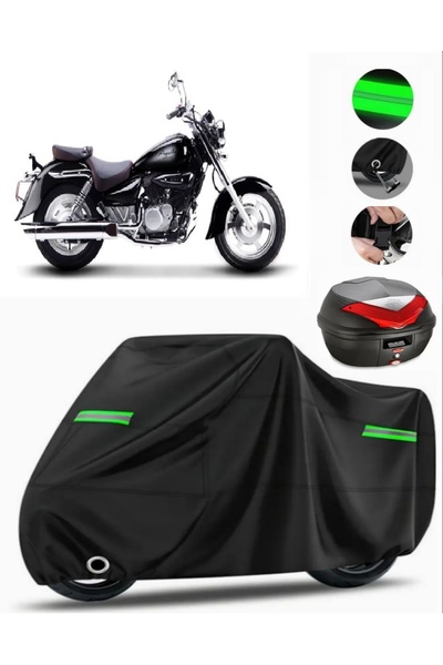 MotoEN Hyosung GV 250 Topcase متوافق مع القماش المشمع للدراجات النارية Premiu...