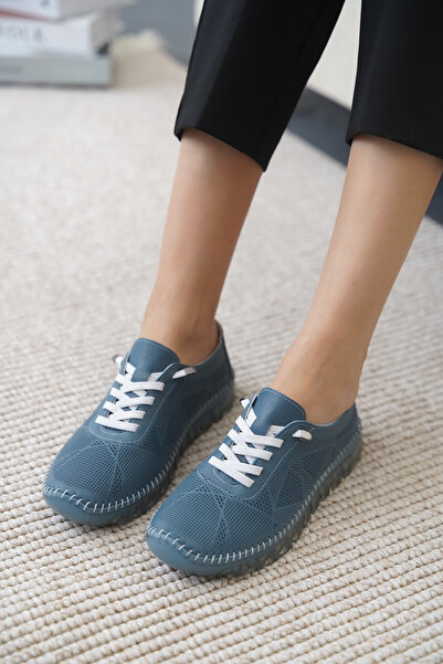 Cananın Pabuçları Kcl 34-34 Gel Sole Genuine Leather Sports Shoes