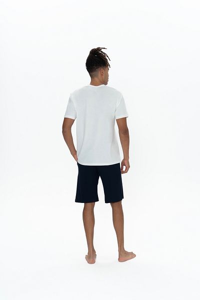 U.S. Polo Assn. Original Licensed New Season Men's 3 Piece Round Neck T-Shirt Shorts Pajama Set