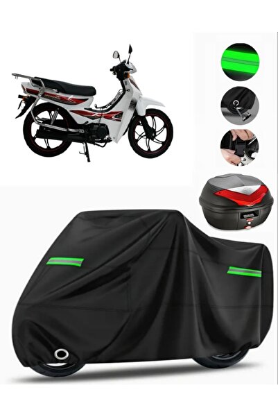 MotoEN Mondial 100 SFC Automatic X Topcase متوافق مع القماش المشمع للدراجات ا...