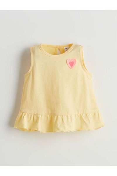 LC Waikiki Heart Printed Baby Girl Blouse and Shorts 2 Pack