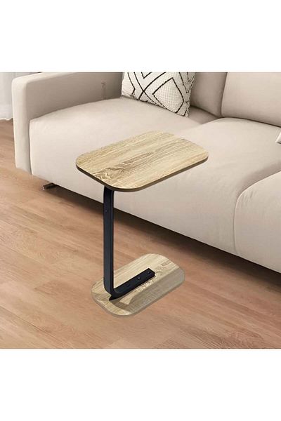 Trendat Beige wood single serving table