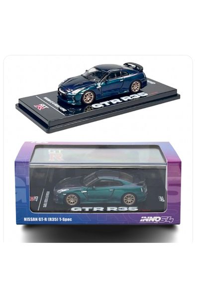 Inno Inno64 1:64 Nissan Gt-R R35 T-Spec Millennium Jade Model Car