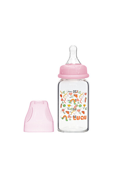 LUQU BABY زجاجة الرضاعة الزجاجية الأفضل من LuQu للحليب - خالية من مادة BPA، م...