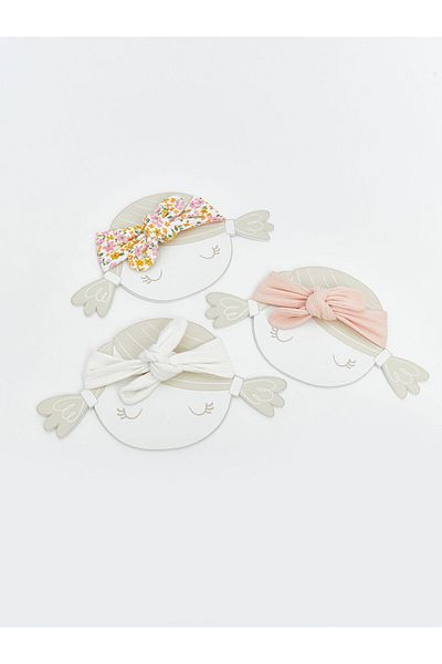 LC Waikiki LCW baby Bow Detailed Baby Girl Hair Band 3 pcs