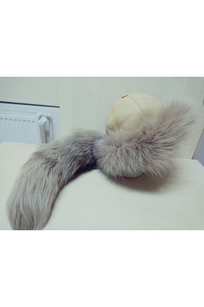 hoaryage Unisex Καπέλο με ουρά Wolf Chimp Bork